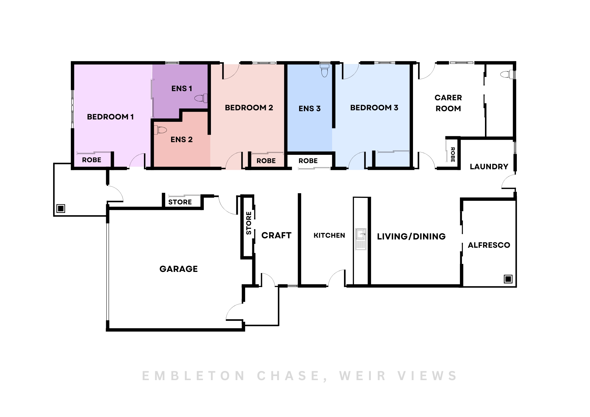 Embleton, Weir Views, VIC - HPS — Floorplan 1