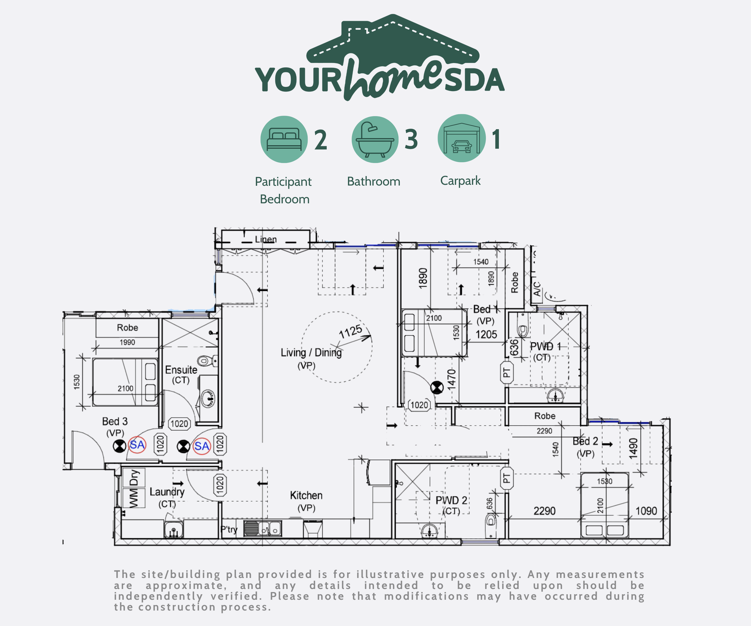 East Side (Alice Springs), NT 0870 — Floorplan 1