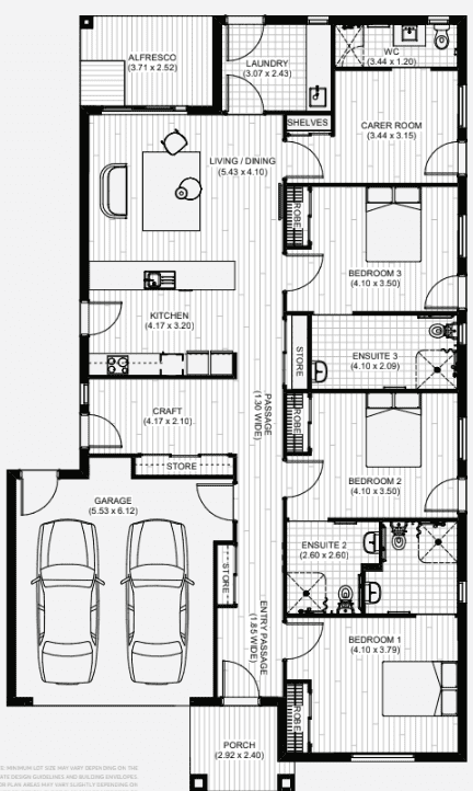 Brand New luxury SDA Home CLYDE VIC — Floorplan 1