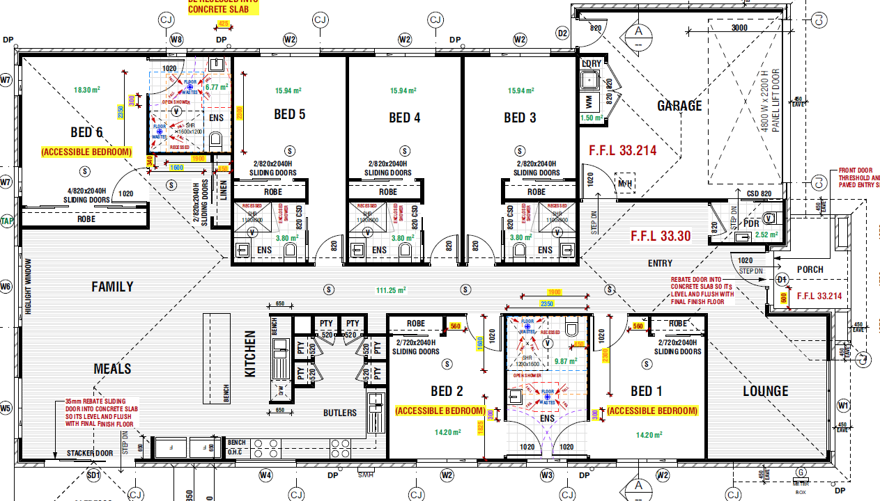 SIL/MTA/STA (Fully Accessible Features) — Floorplan 1