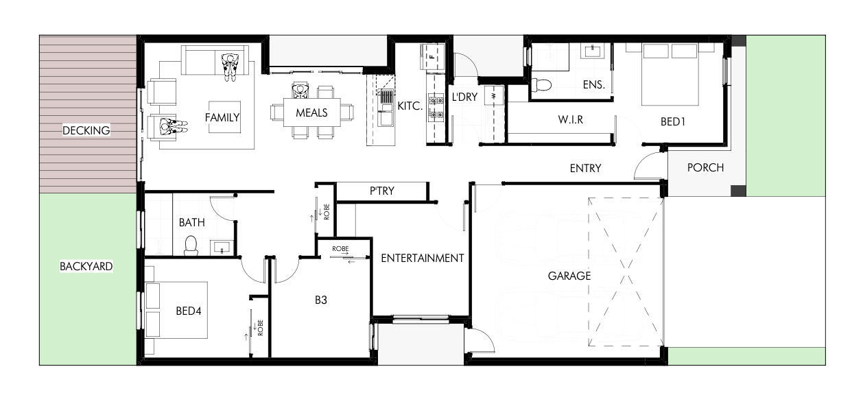 Brand New Robust Home in Craigieburn VIC — Floorplan 1