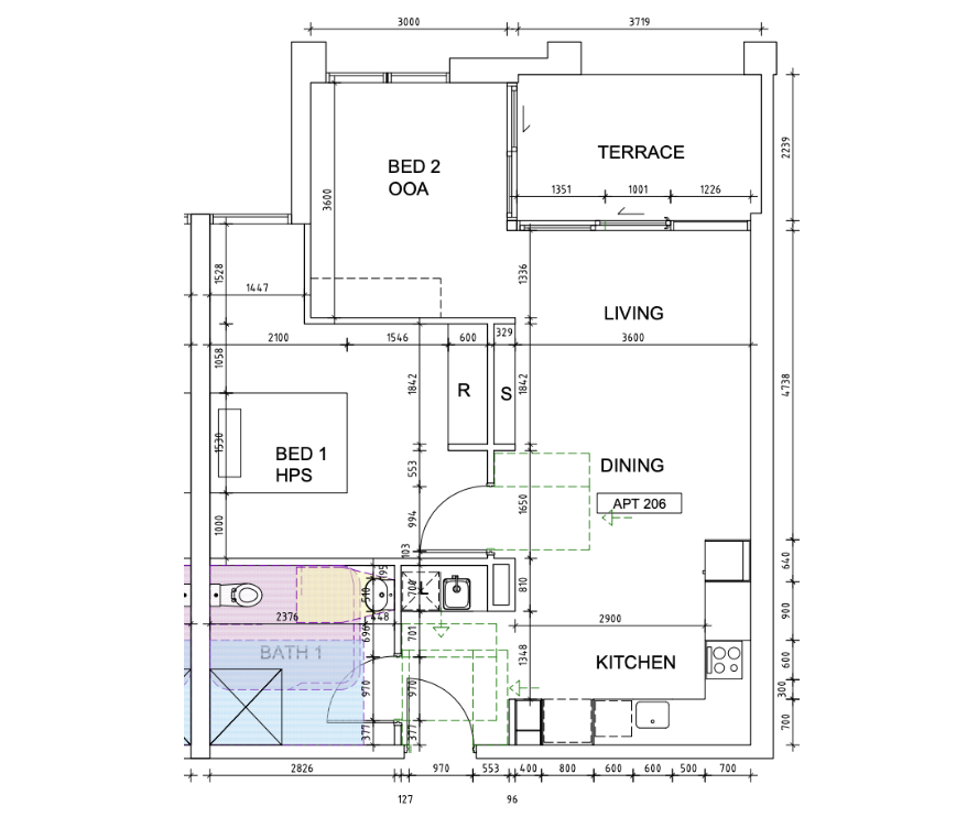 Sunshine - 2 Bedroom Spacious Luxury HPS Apartments — Home image 2
