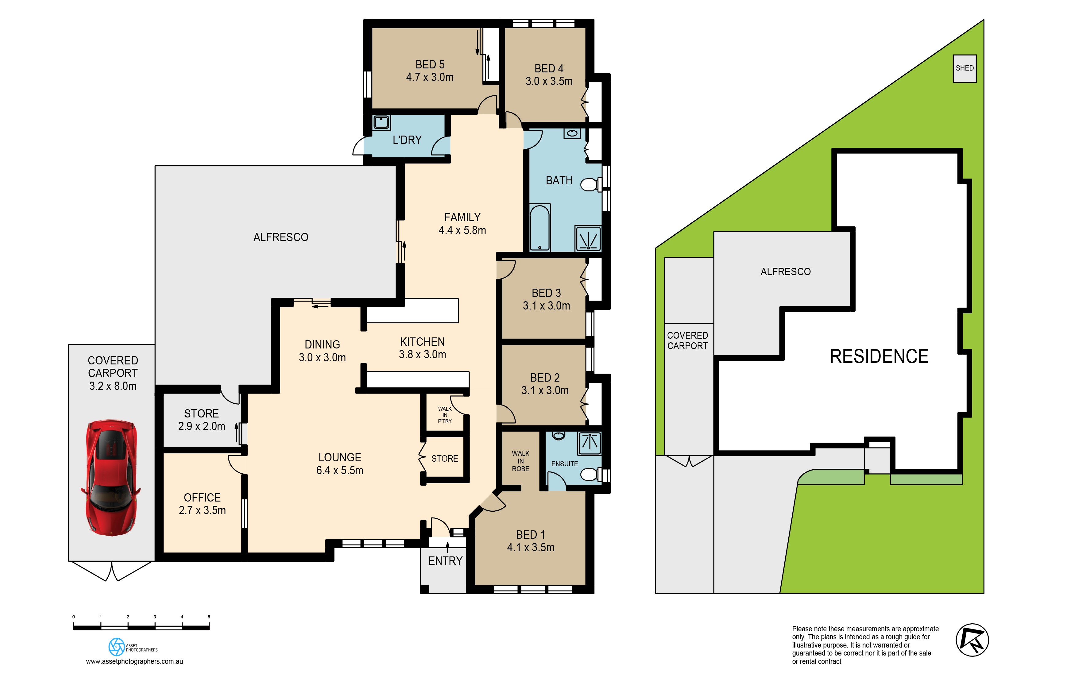 Casula – Beautiful single storey home in a prime location — Floorplan 1