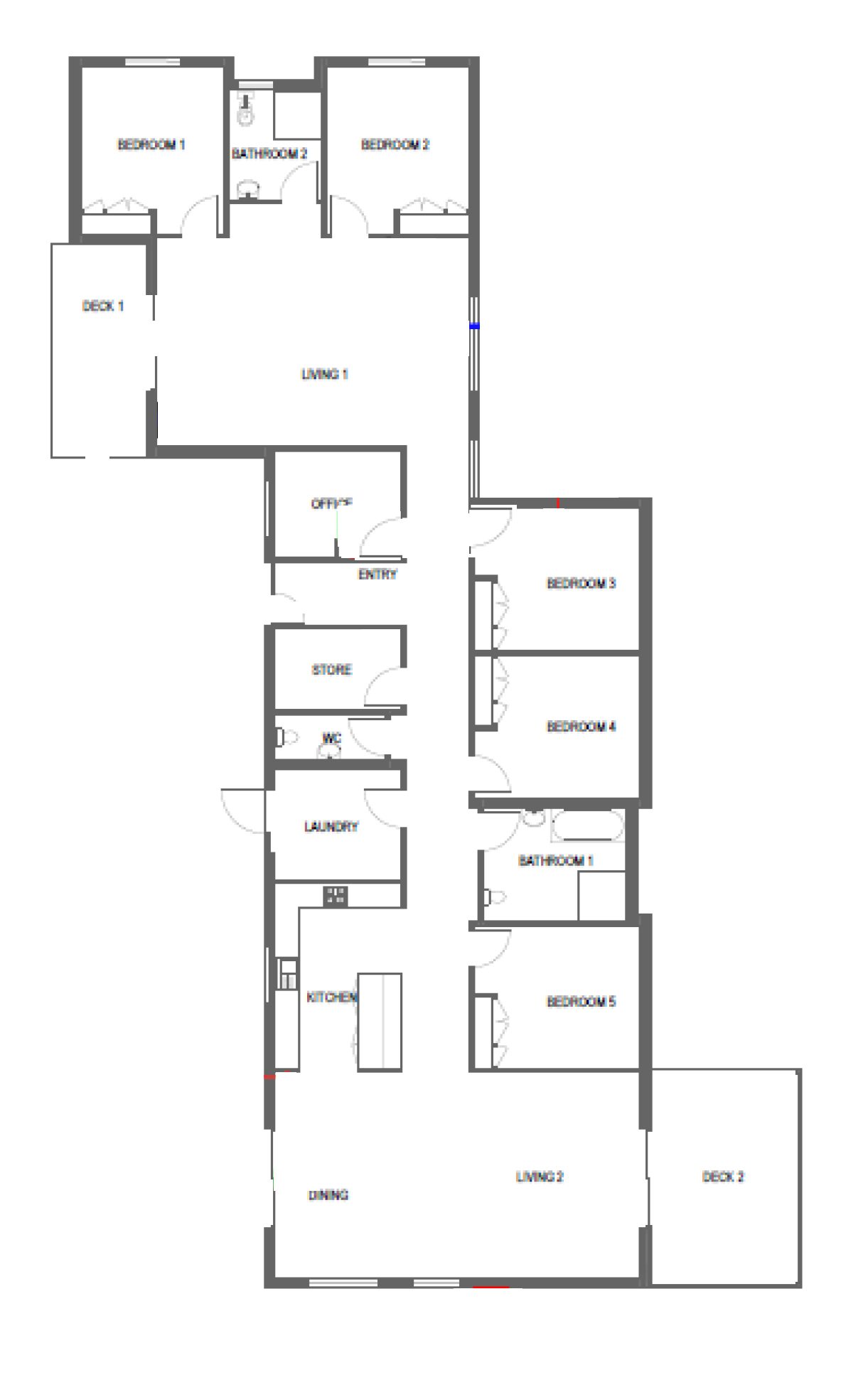 West Pennant Hills Disability Accommodation 11-915 — Floorplan 1