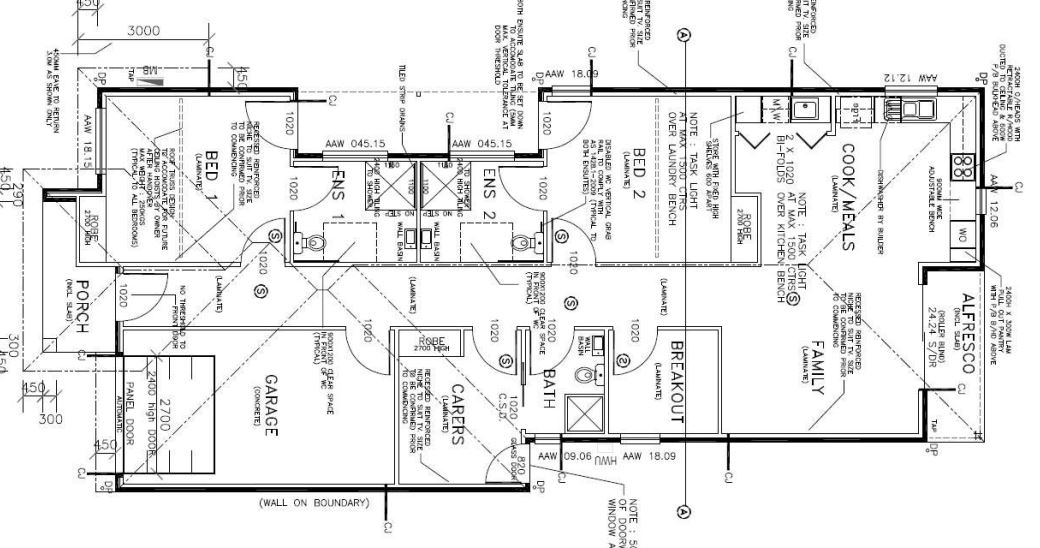 SDA Robust 2 Bedroom House plus OOA Weir Views, Vic  094 — Floorplan 1