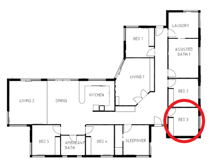 Spacious and inviting home located in Dandenong North. — Floorplan 1