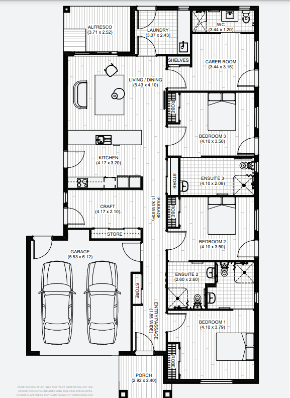 Officer — Floorplan 1