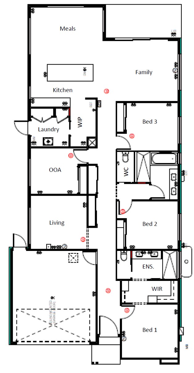 Two vacancies available in Lucas — Floorplan 1