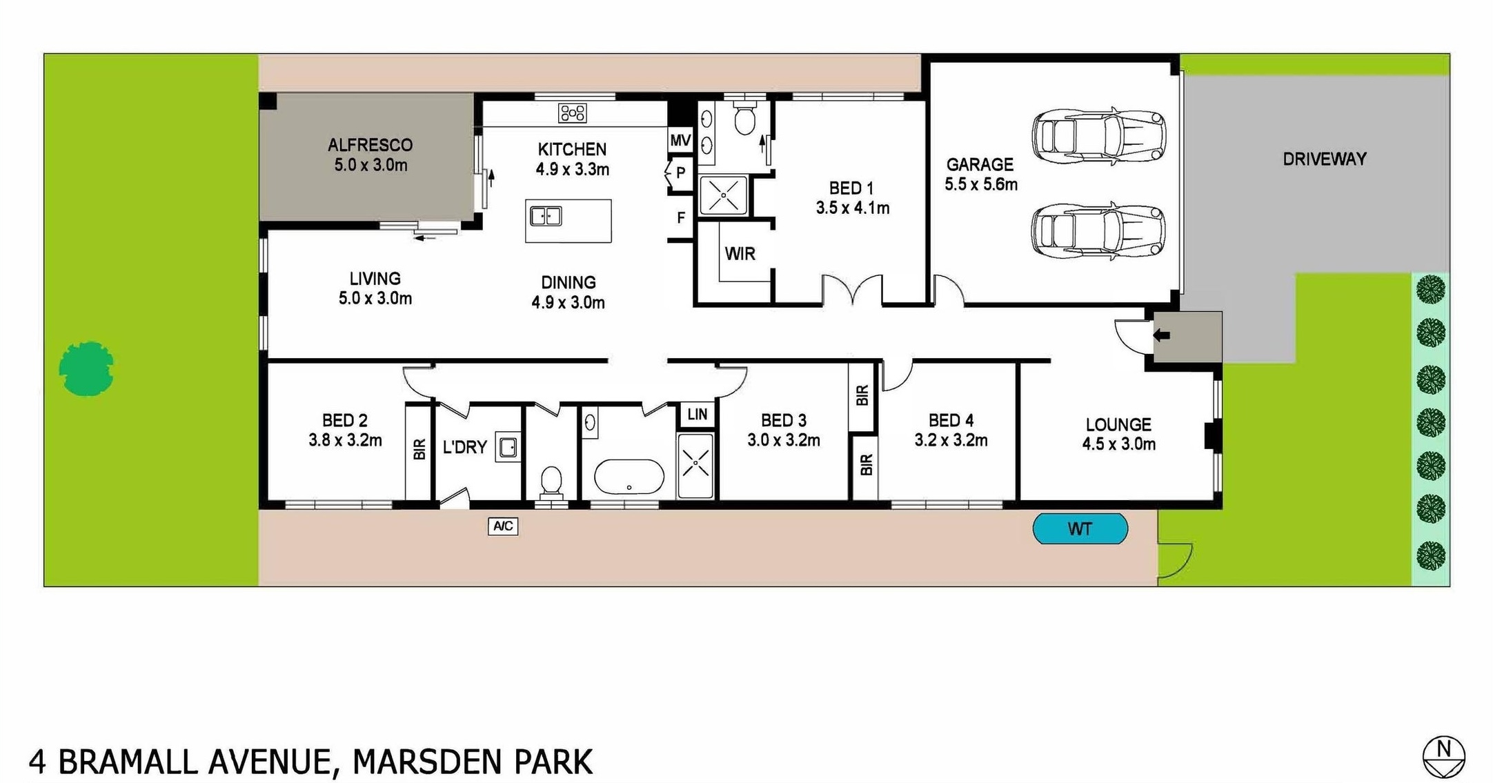 Beautiful 4 Bedroom SIL — Floorplan 1