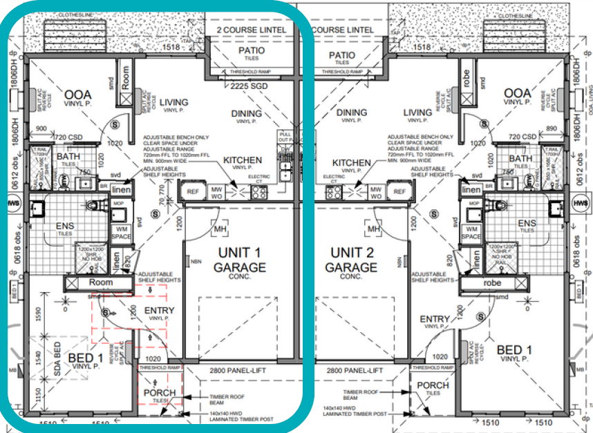 Unit1/1 Stone Way – COSGROVE — Floorplan 1