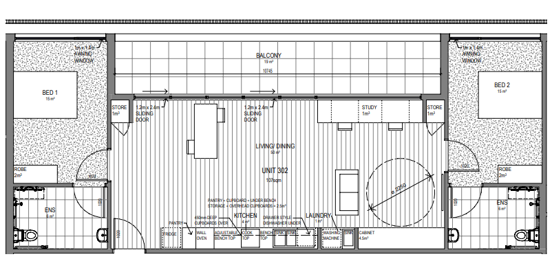 8 Brand New SDA/MTA Apartments in the heart of Dandenong *VACANCY AVAILABLE* — Floorplan 1