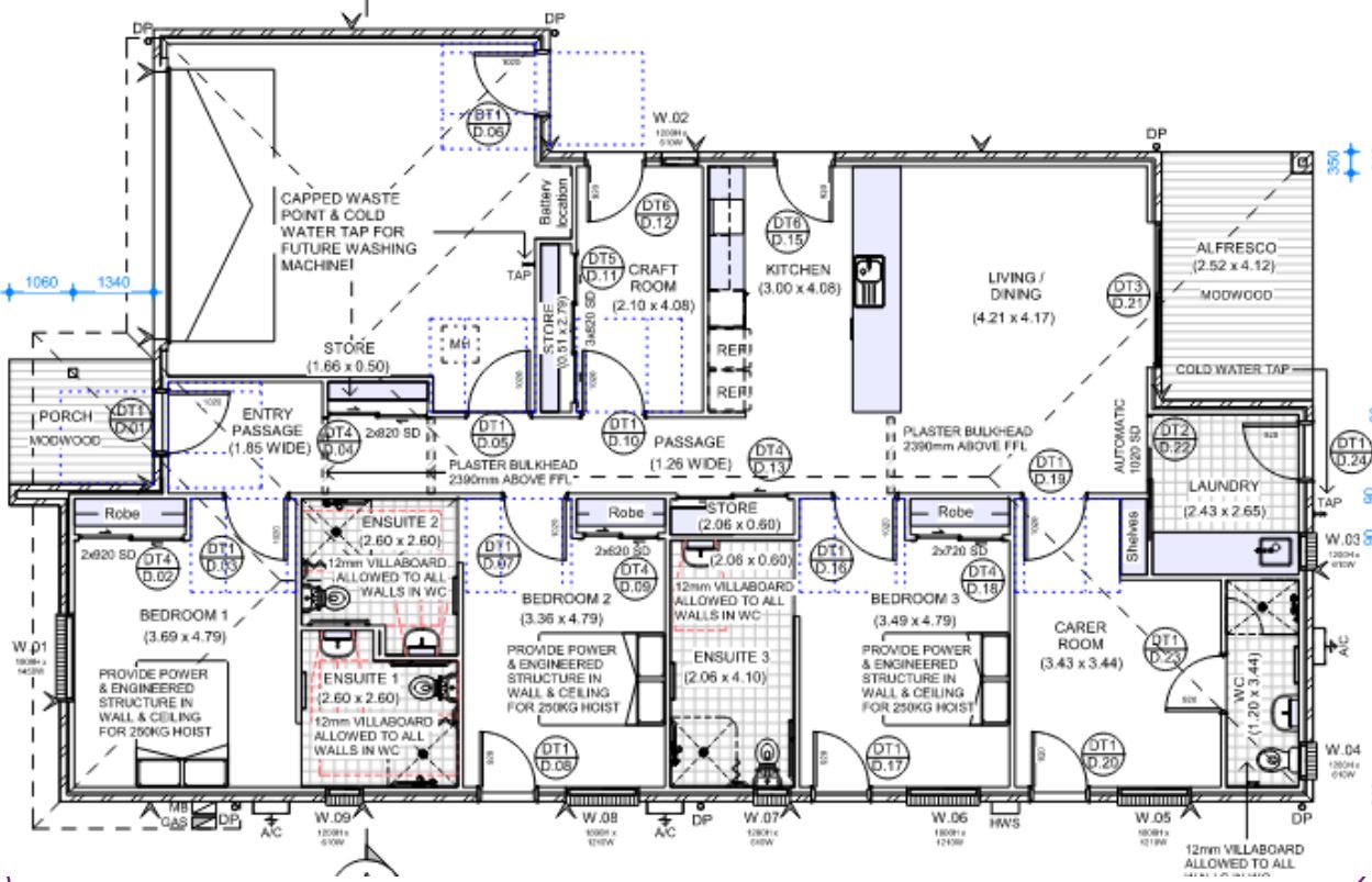 SDA HPS 3 Bedroom House plus OOA Truganina, Vic  59 — Floorplan 1