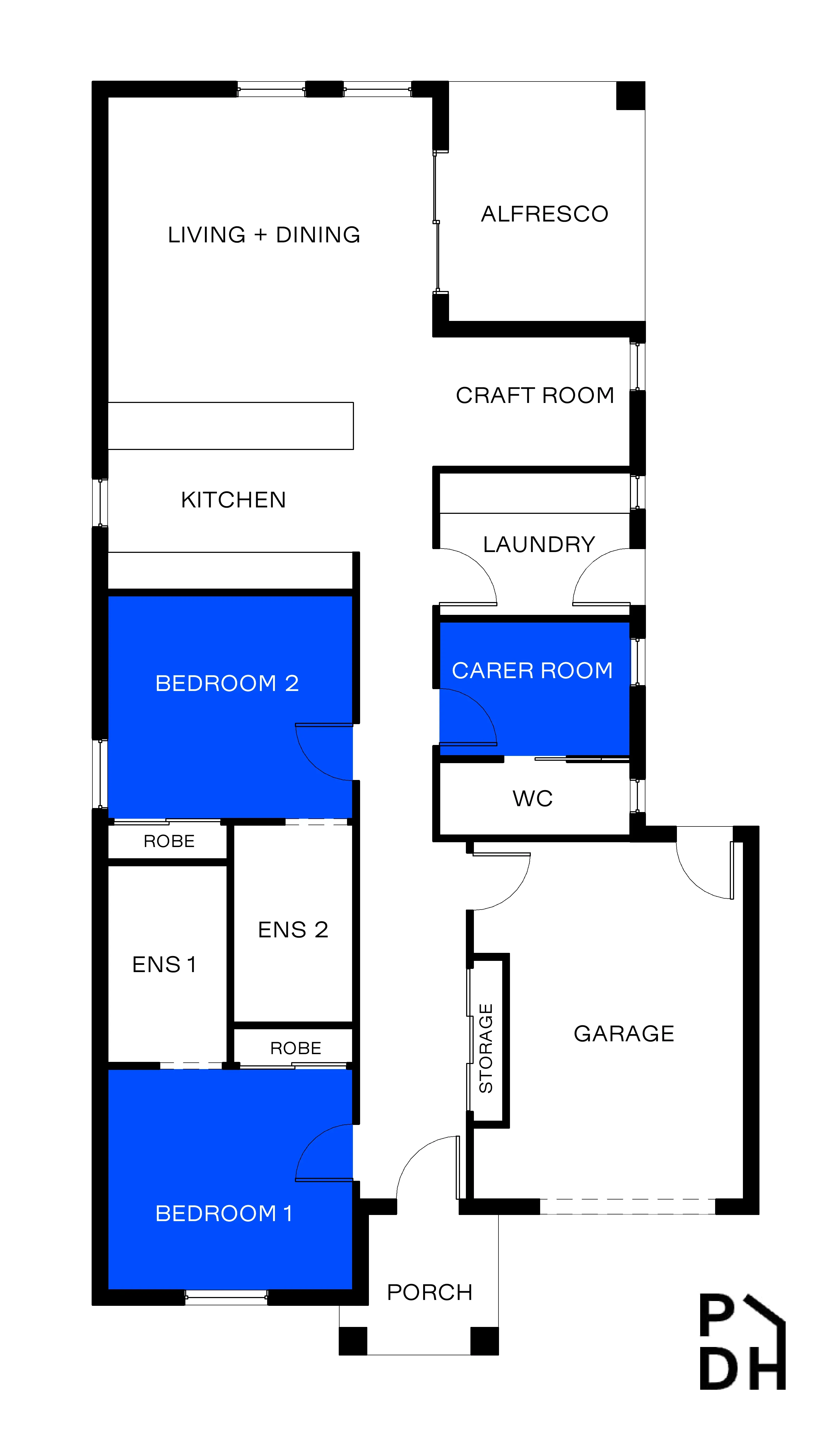 BROOKFIELD – BRAND NEW HPS – 2 PARTICIPANTS – MOVE IN NOW — Floorplan 1