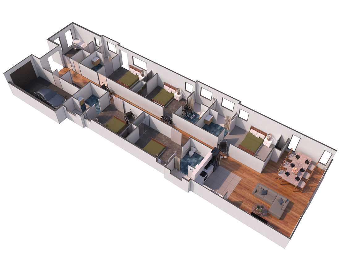 Platinum Level SDA in Evanston, SA — Floorplan 1
