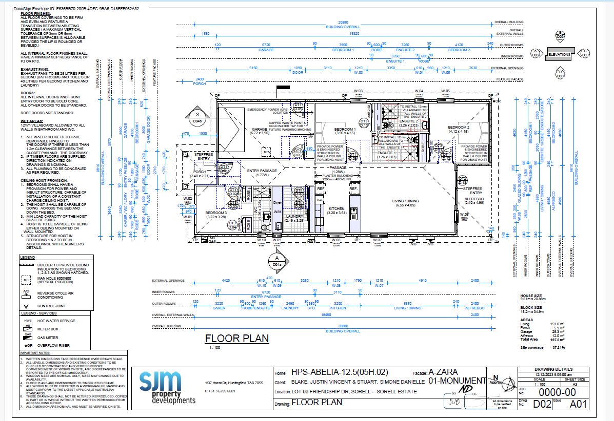 Purpose-Built HPS SDA in Sorell – Accessibility Meets Quality Living — Floorplan 1