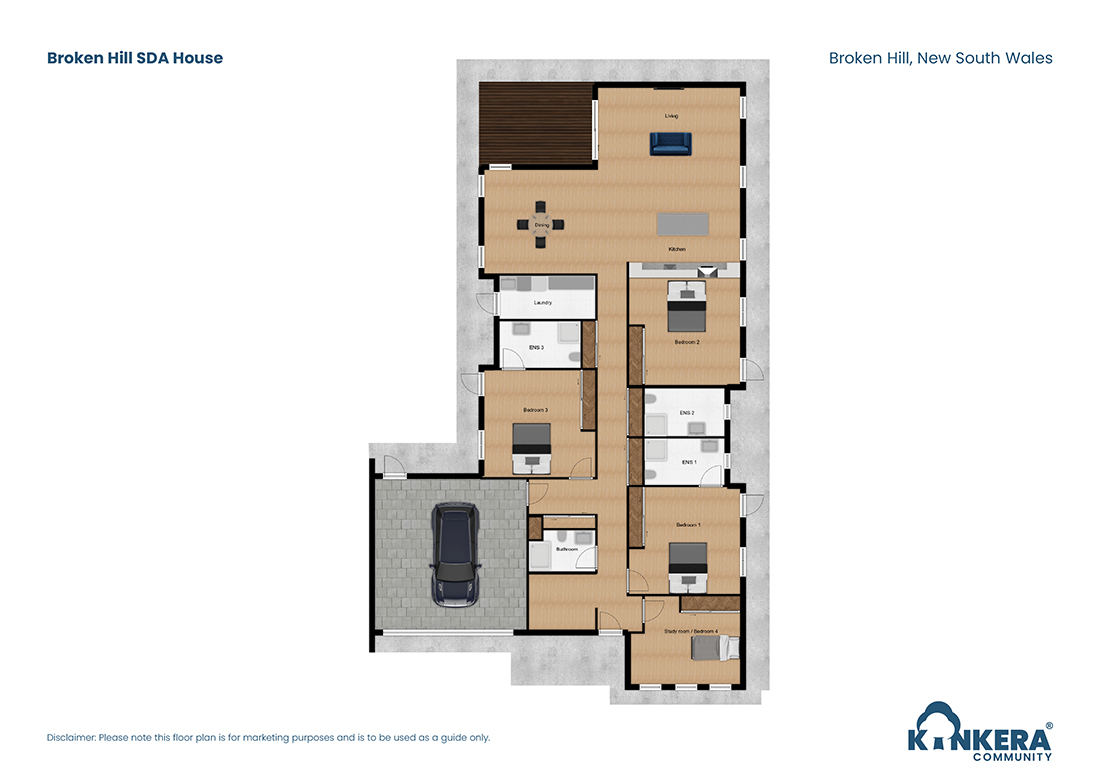 Broken Hill House — Floorplan 1