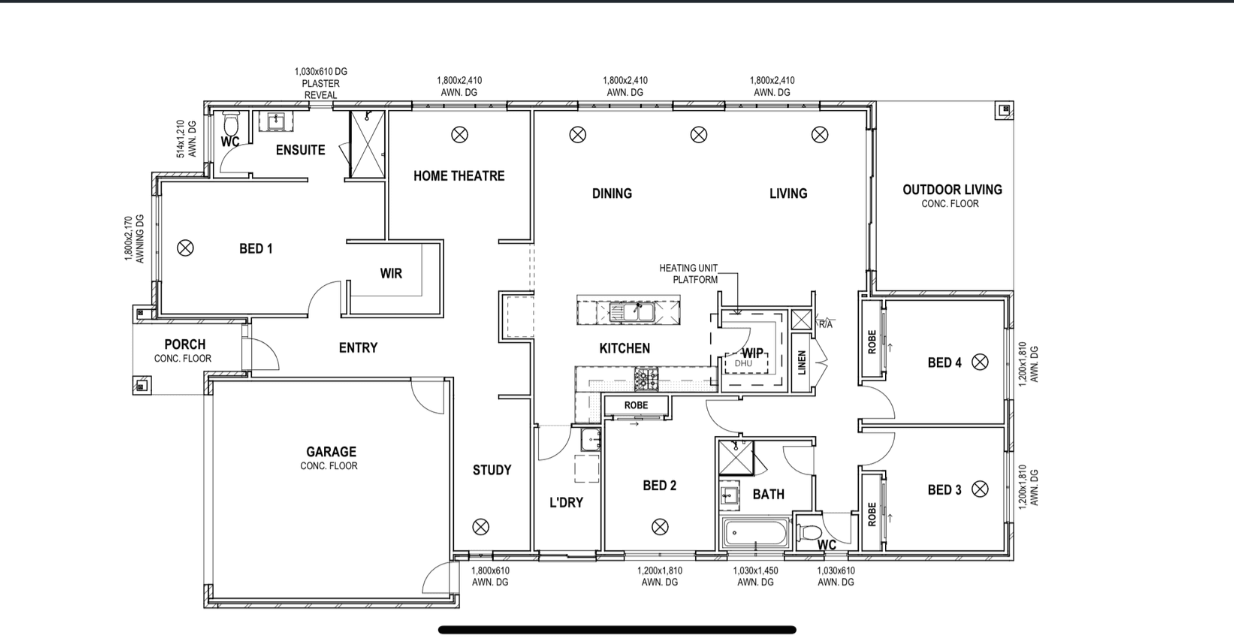 SIL House withImmediate Capacity In Bacchas Marsh — Floorplan 1