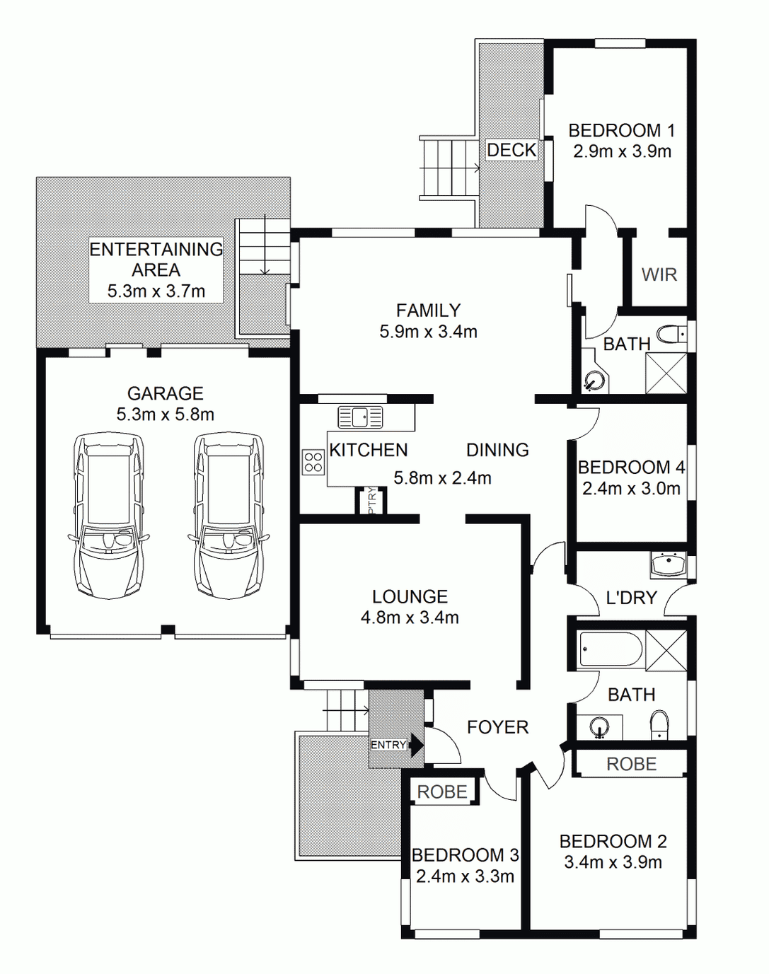 SIL Home at Edwards Road, Wahroonga — Floorplan 1