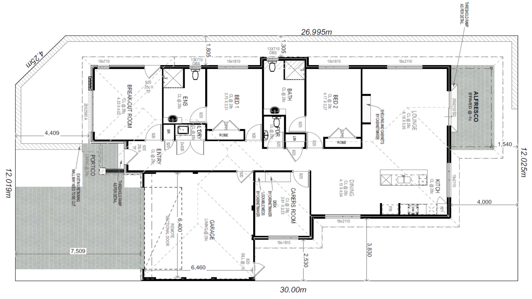 SDA Robust 2 Bedroom House plus OOA Baldivis, WA  202 — Floorplan 1