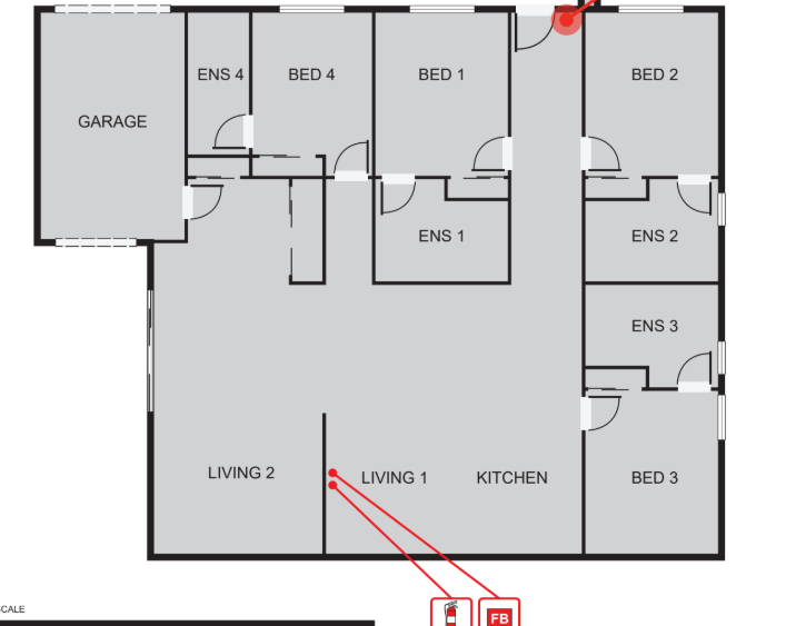 3 bed High Physical support SDA in Kilsyth Victoria — Floorplan 1
