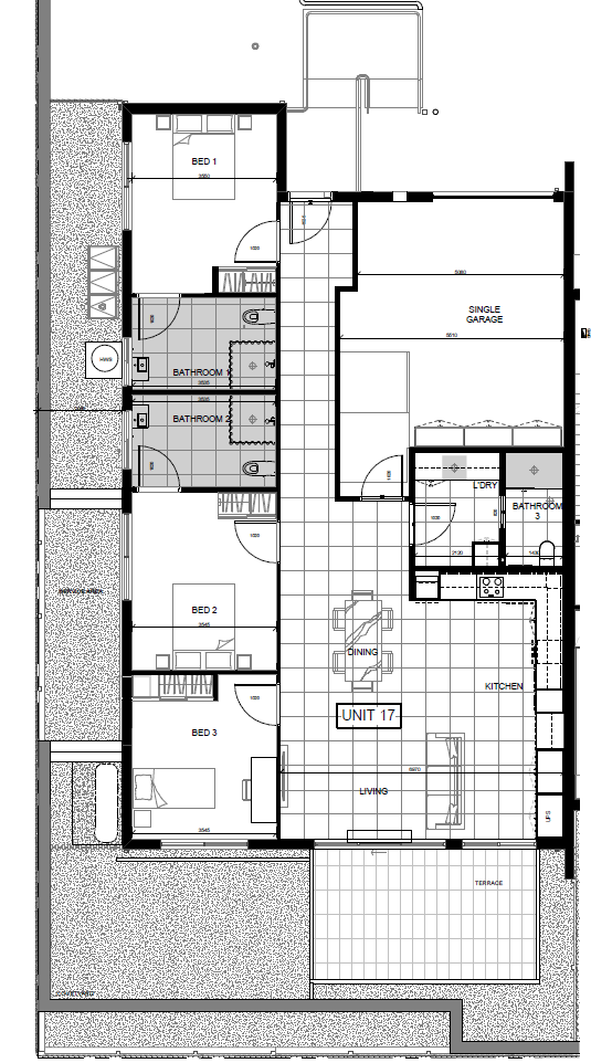 Brand New 2-Bedroom Villa in Ferntree Gully - High Physical supports — Floorplan 1