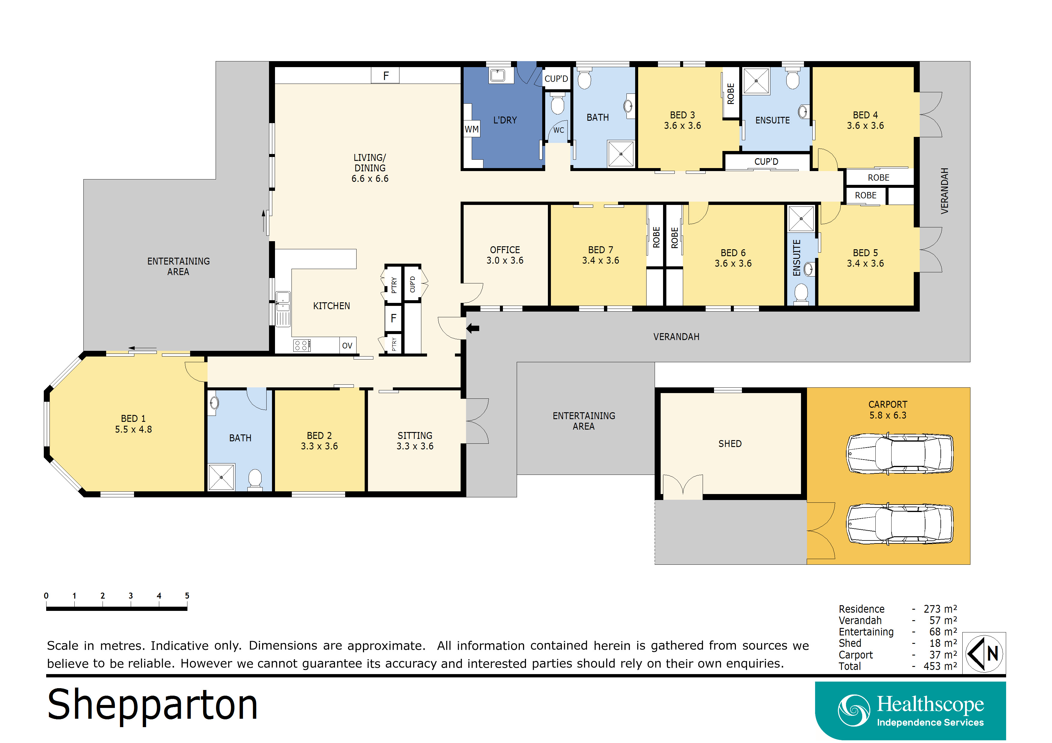 Supported Independent Living in a warm and welcoming home. — Floorplan 1