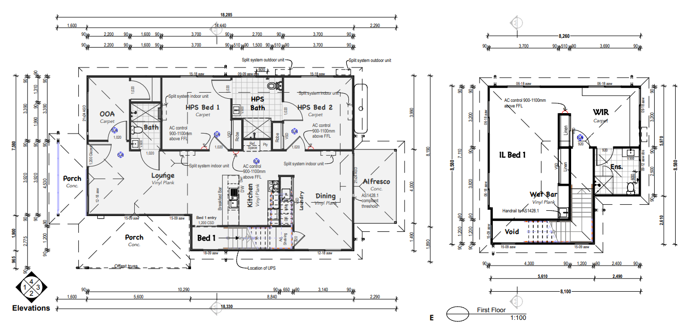 Cardiff Townhouse 1 — Floorplan 1
