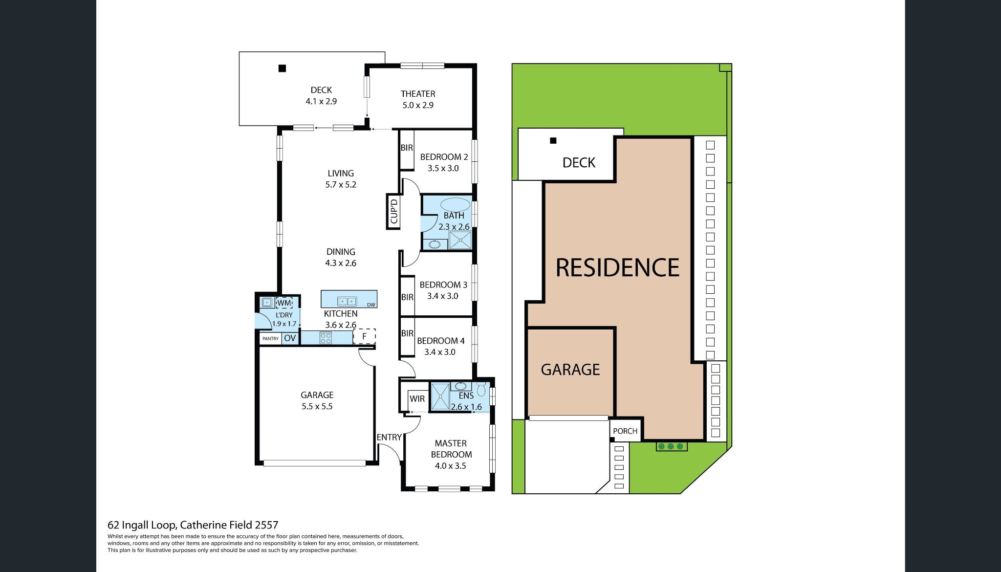 Ready to move in! Fun house in Catherine Field — Home image 6