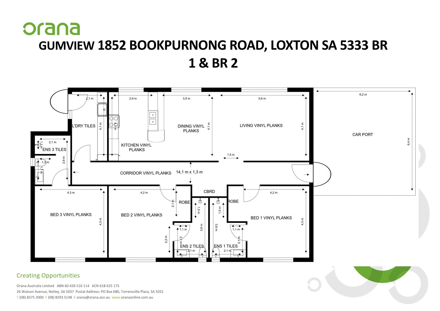 Architecturally designed – Beautiful newly built home (Loxton -Gumview) — Floorplan 1
