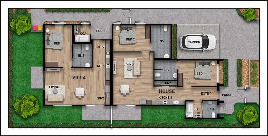Hamlyn Terrace, NSW - House & Villa — Floorplan 1