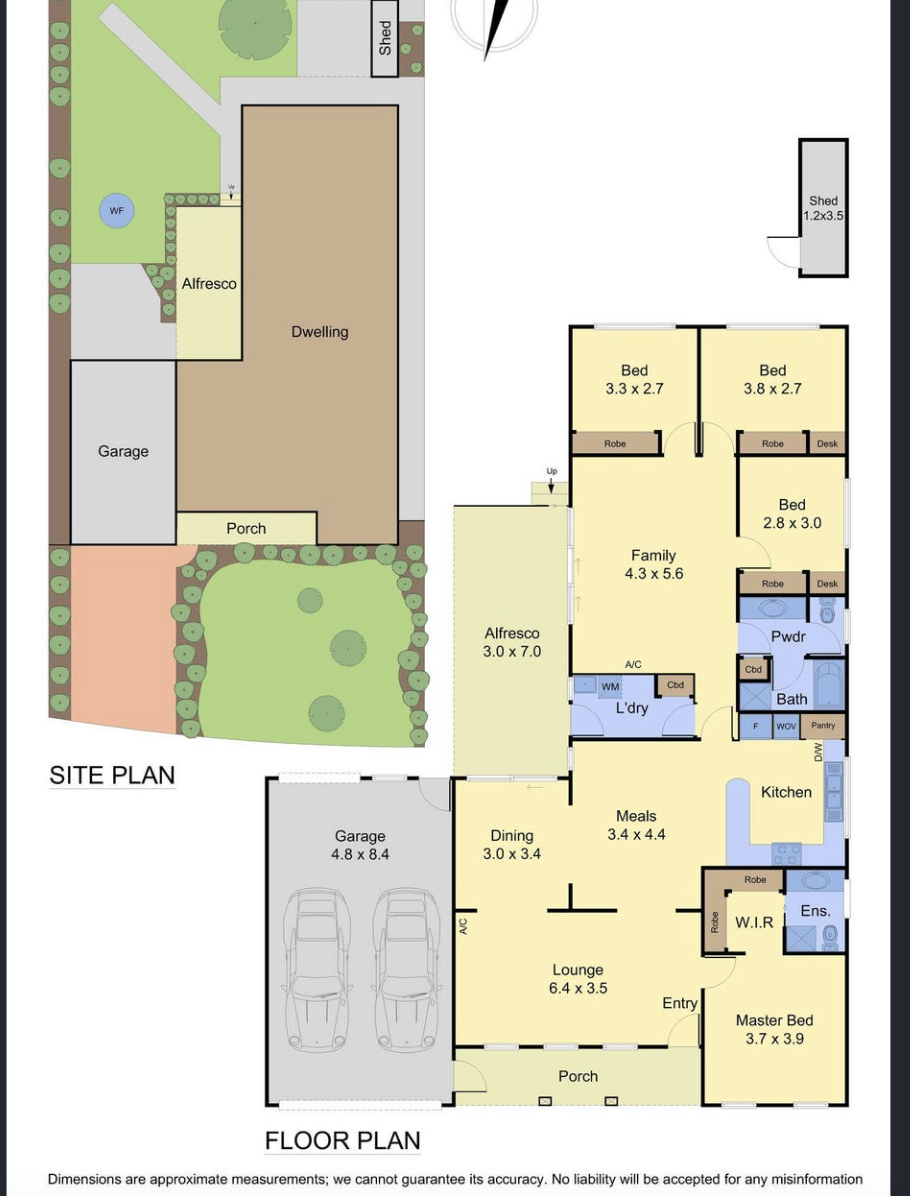 Two ensuite bedrooms vacancy available in a fully renovated house in Mill Park — Floorplan 1