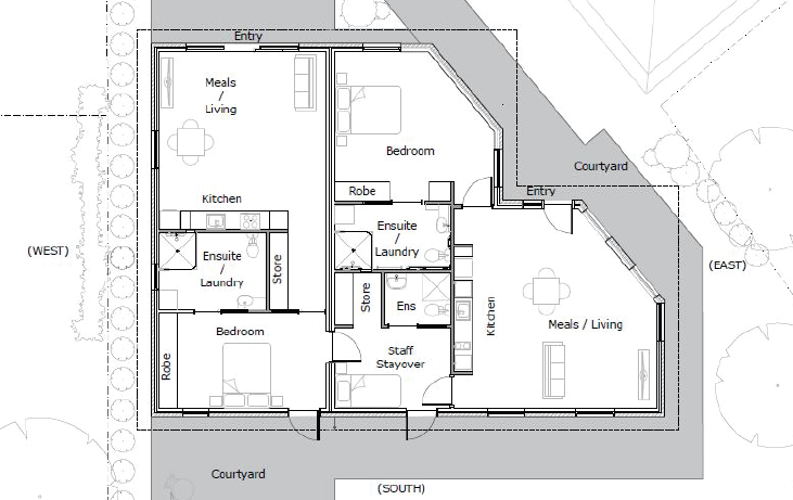 Beautiful, state-of-the-art one bedroom unit — Floorplan 1