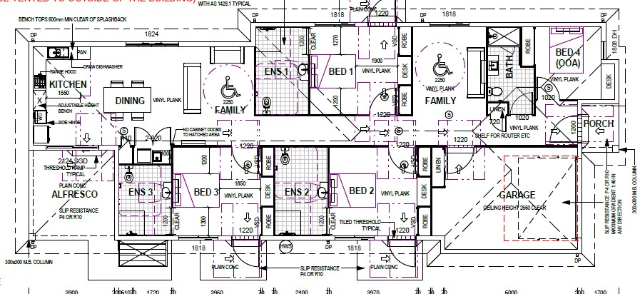 Everhomes  Spacious Three Bedroom SDA in Leafy Burdell — Floorplan 1