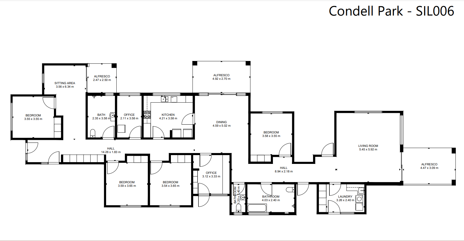 Purpose-built home in Condell Park — Floorplan 1