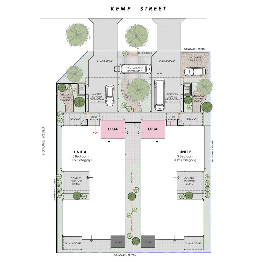 Kemp Street Pearsall SDA House B — Floorplan 1