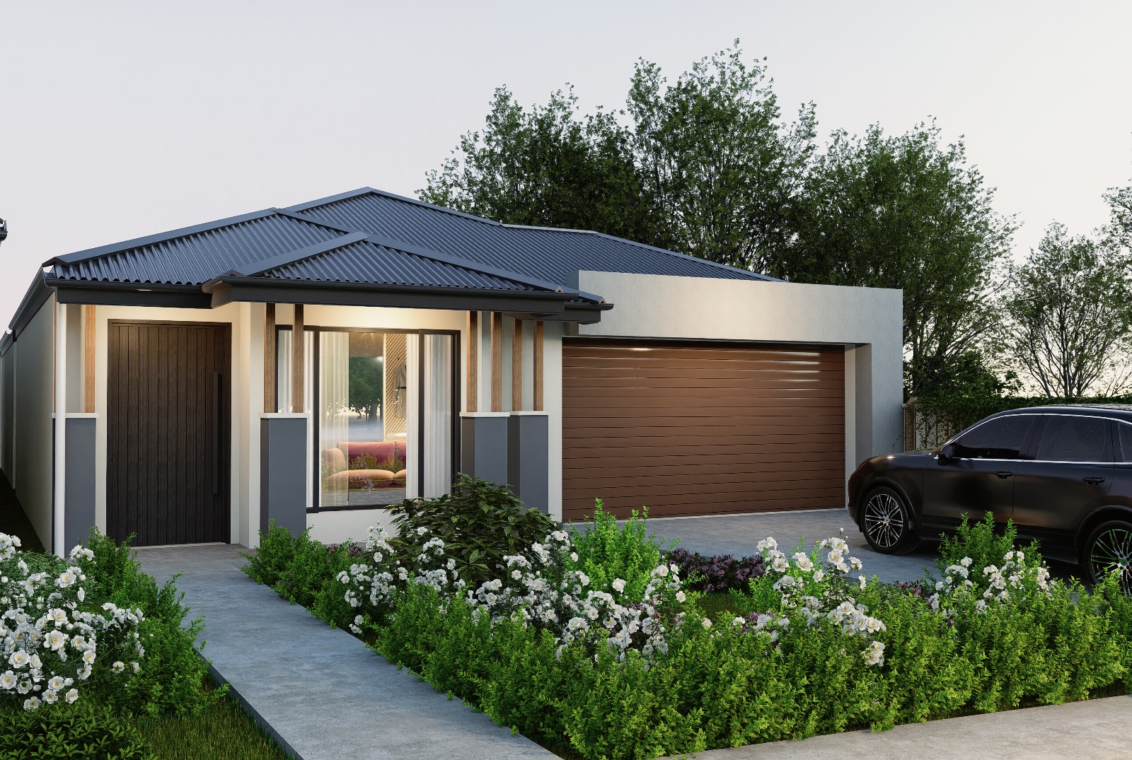 2 x Knoxfield HPS IL FA Category SDA – 3 Ensuites + OOA — Floorplan 1