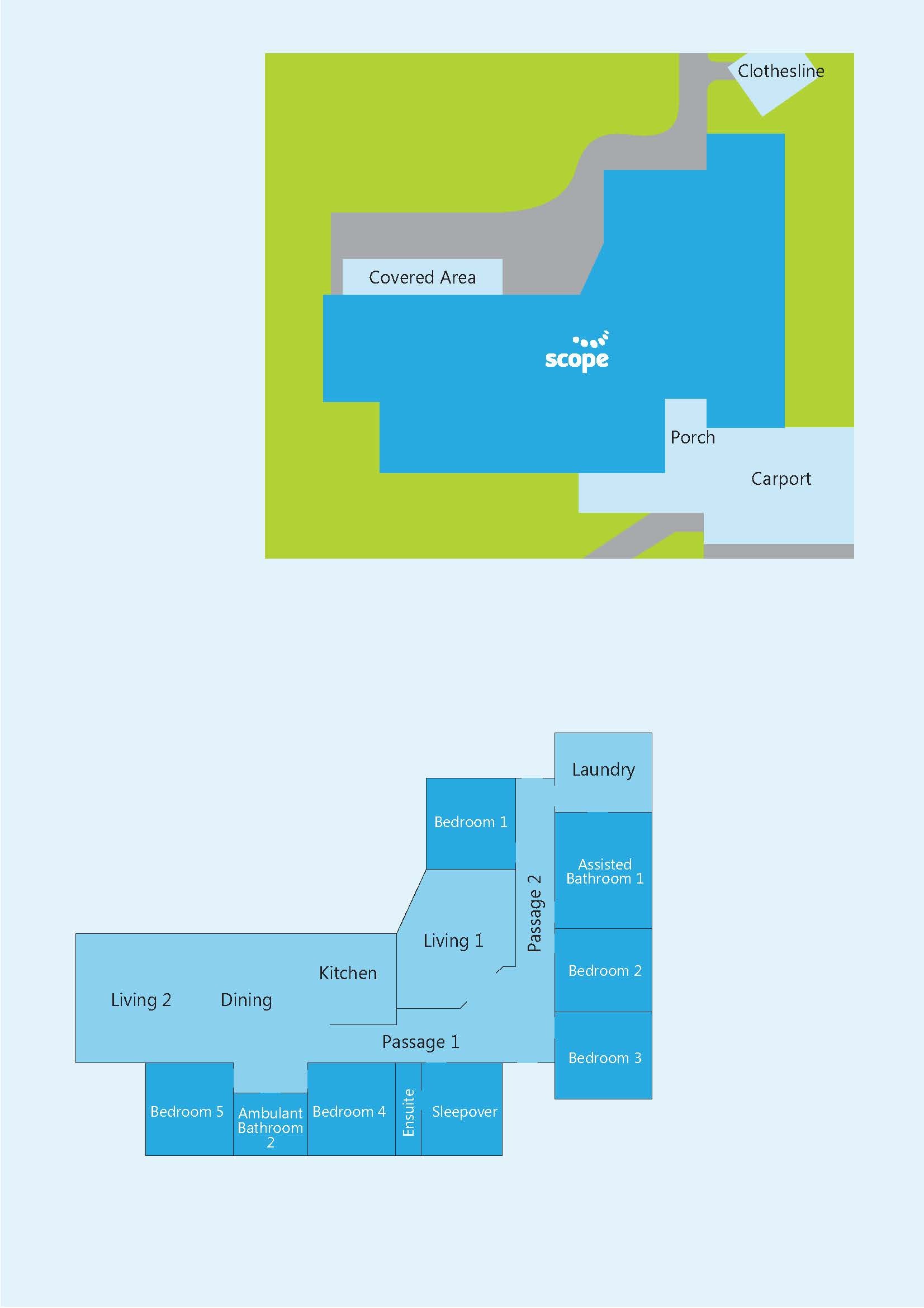 Supported Independent Living in Dandenong — Floorplan 1