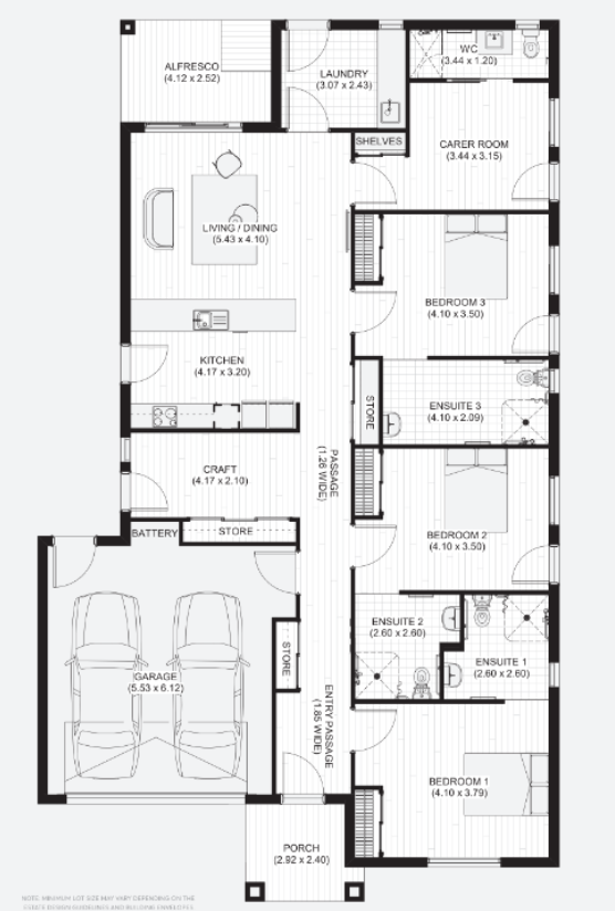SDA -Cranbourne High physical Support — Floorplan 1