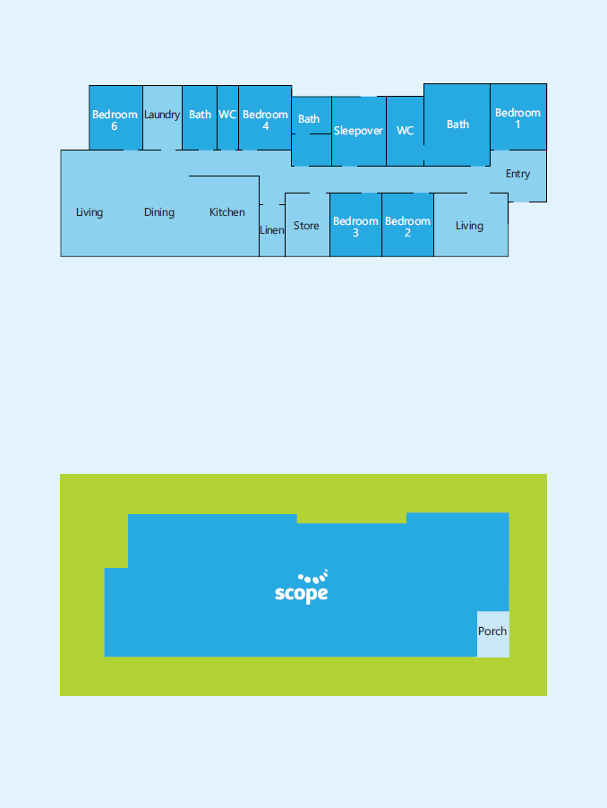 Open plan living in Warrnambool. — Floorplan 1