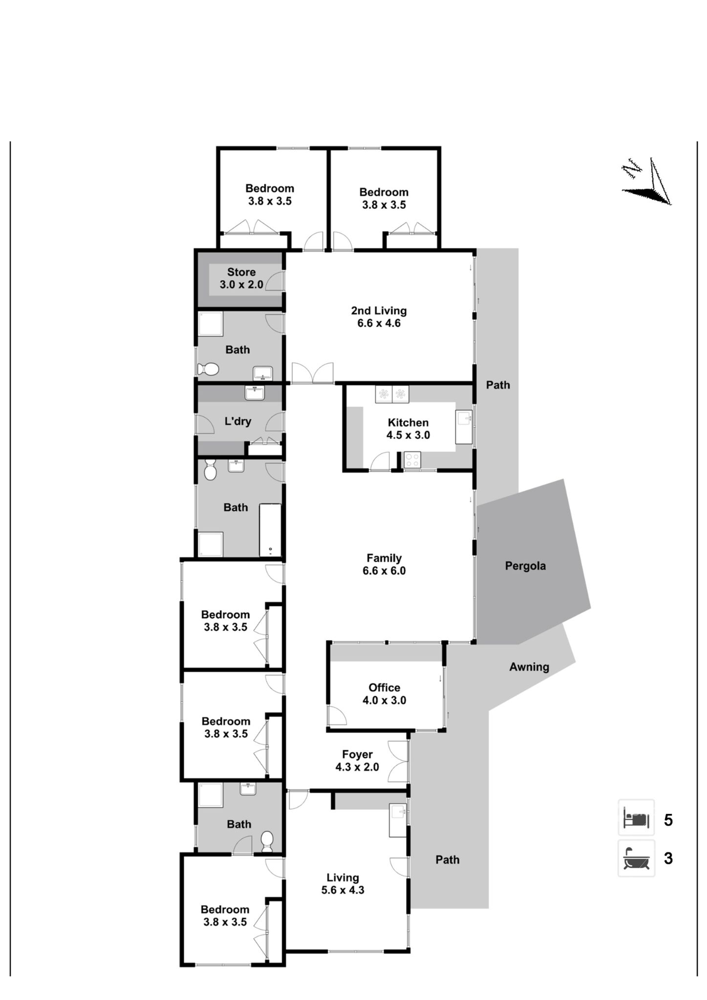 Modern, convenient living in central Miranda. SDA design category ‘Basic’ — Floorplan 1