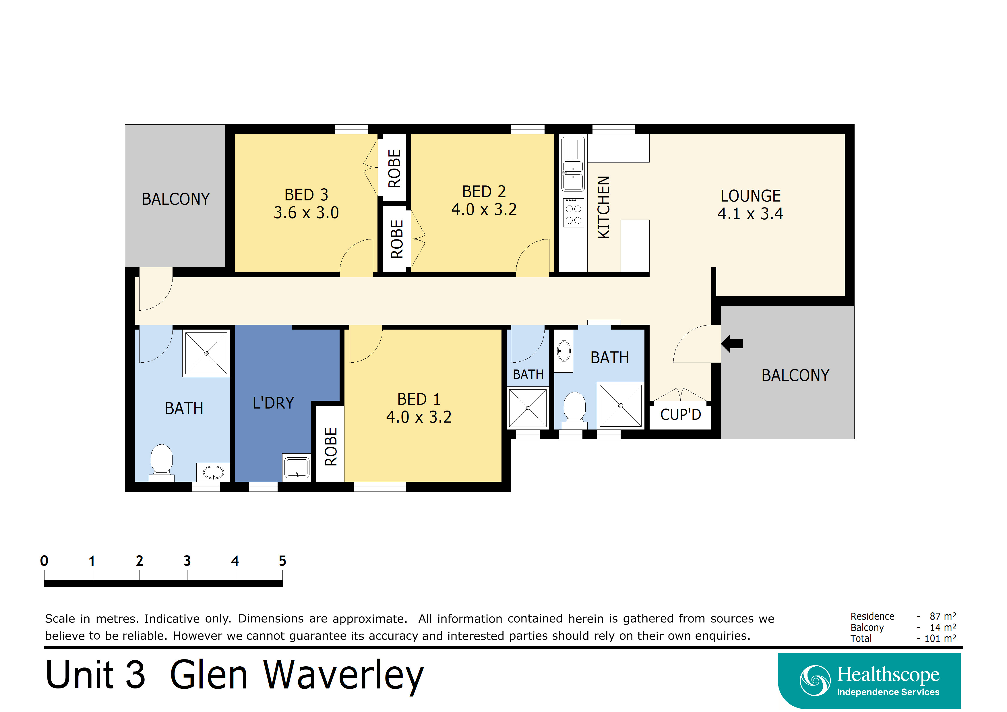 Supported Independent Living in a warm and welcoming home — Floorplan 2