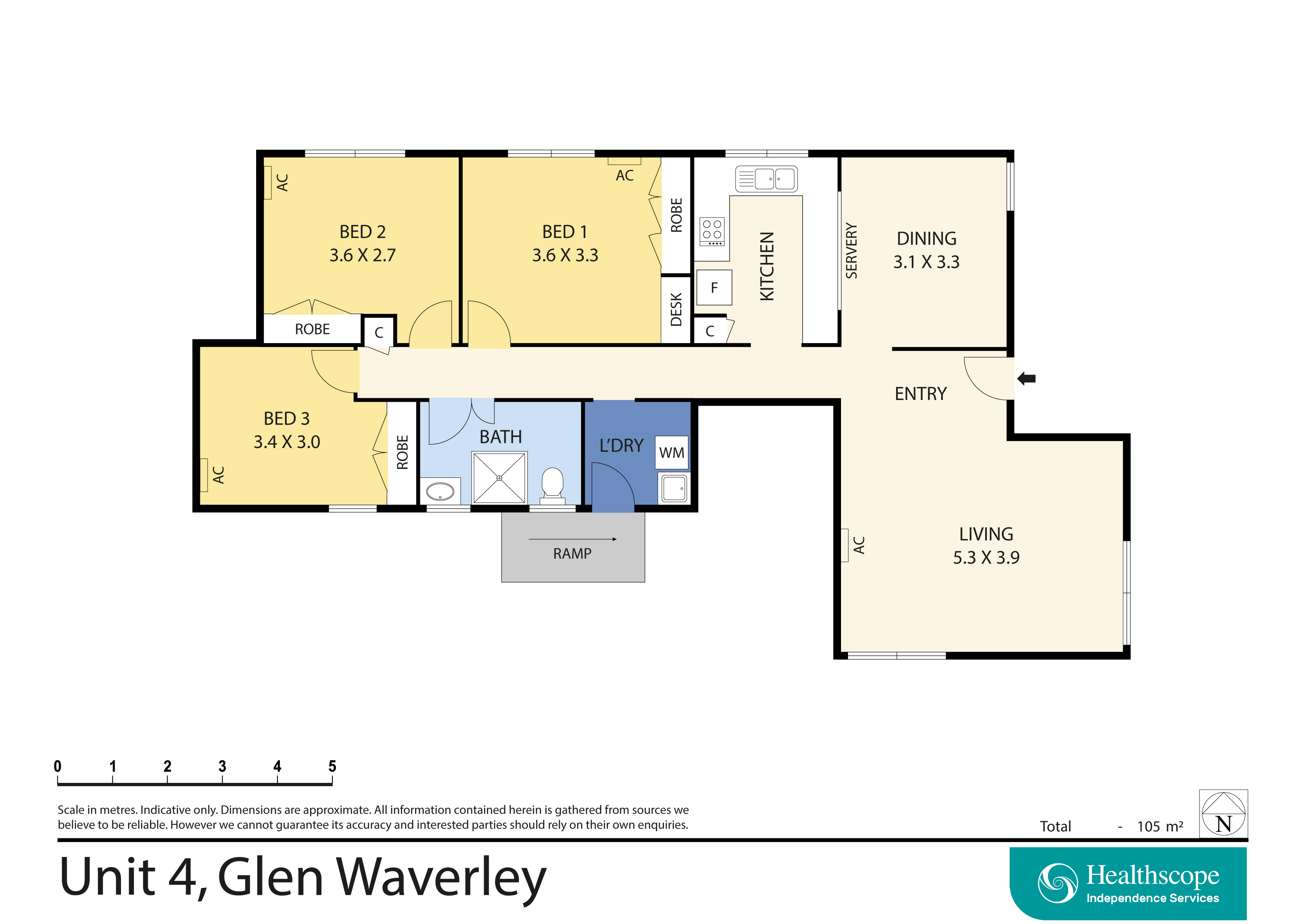 Supported Independent Living in a warm and welcoming home — Floorplan 3