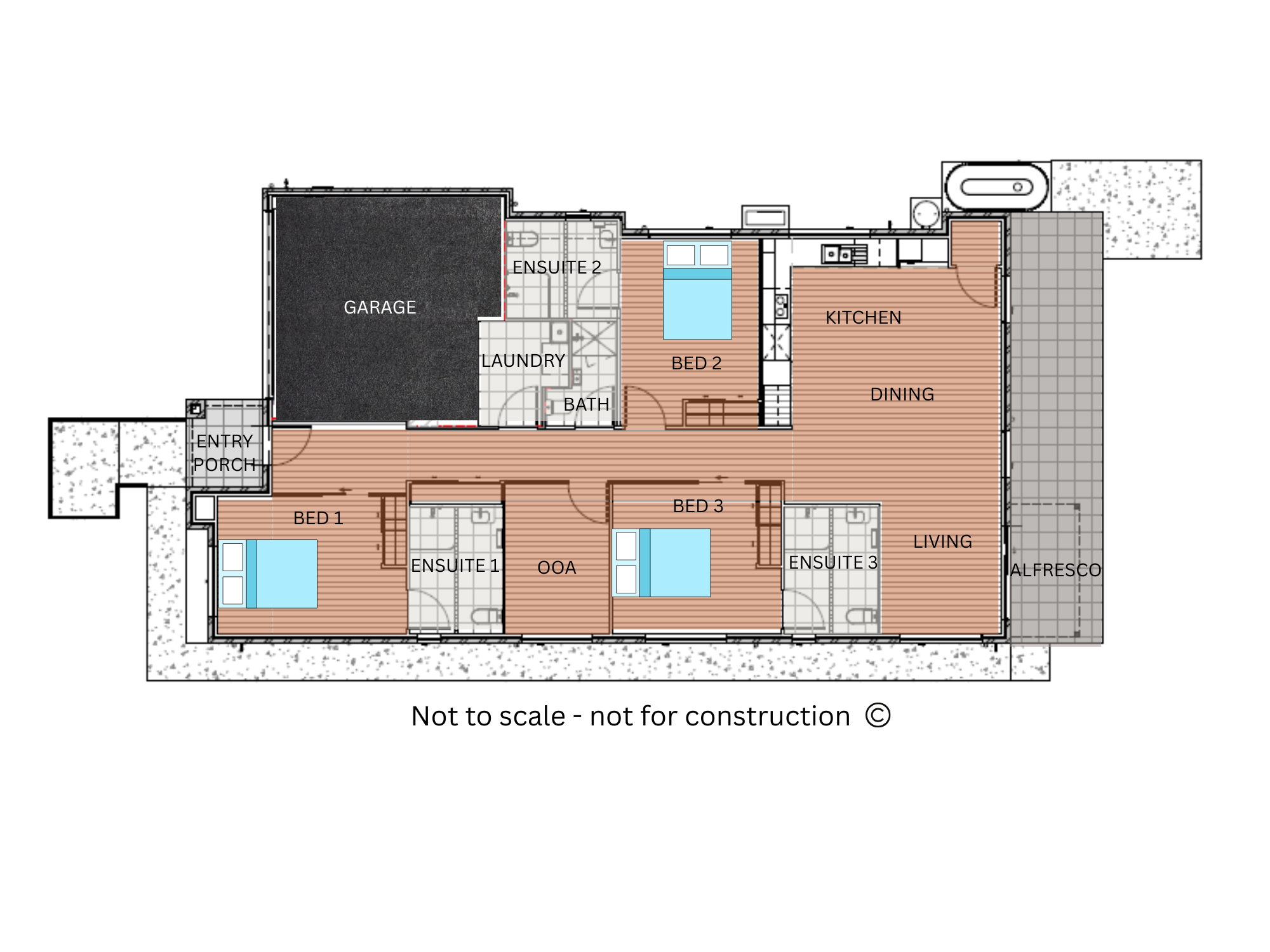 Banya, Sunshine Coast — Floorplan 1