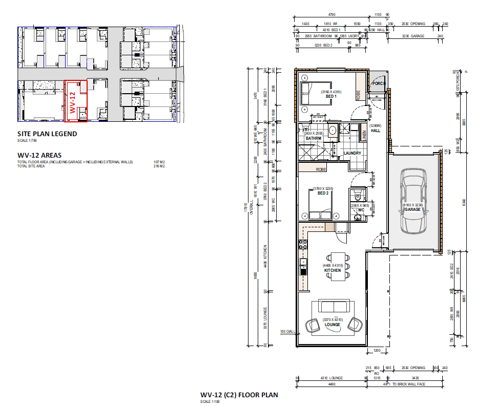 Launching Soon - 6 Improved Liveability New Builds in Woodville — Floorplan 1