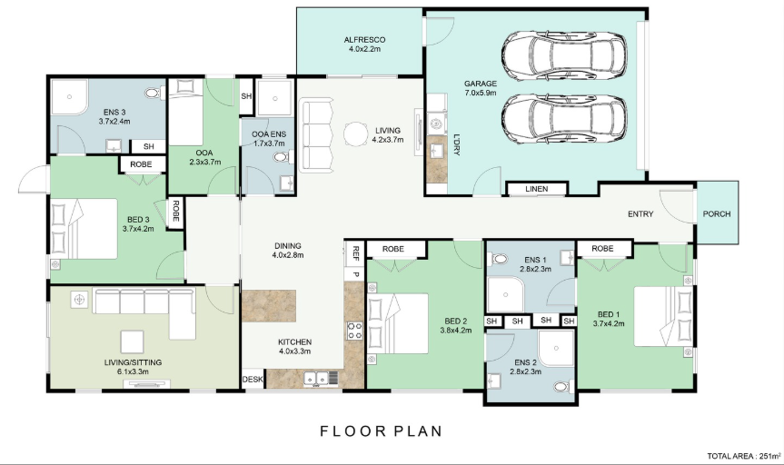 Warragul (Windsor Avenue) — Floorplan 1