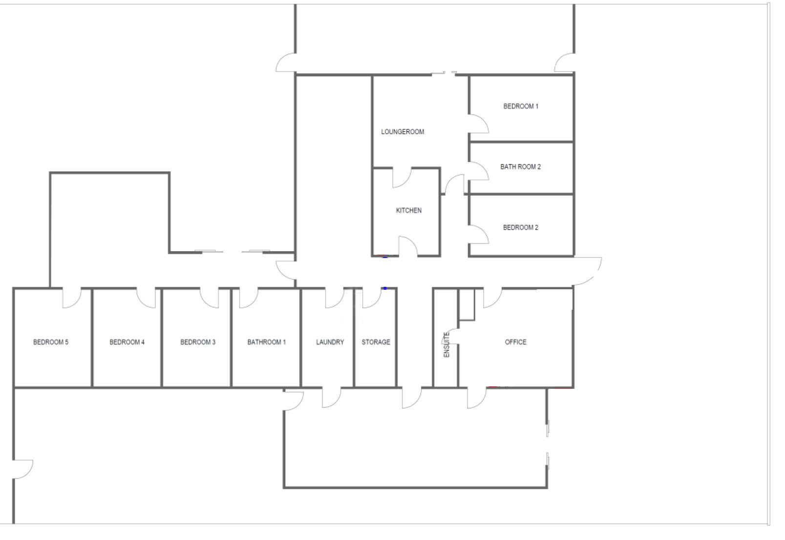 A spacious accessible home in a quiet street, offering 24/7 support and a secure, comfortable living environment. — Floorplan 1