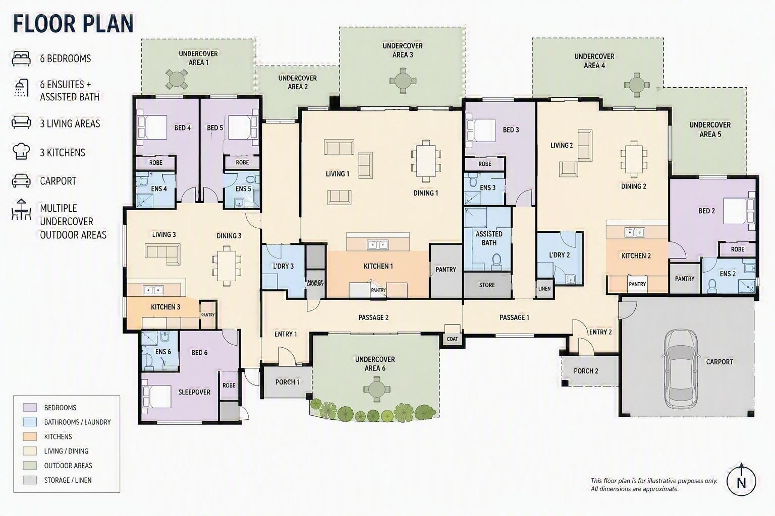 Independent Living in Bittern — Floorplan 1