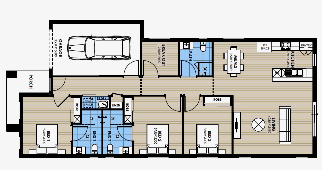 Armstrong Creek/GEELONG — Floorplan 1