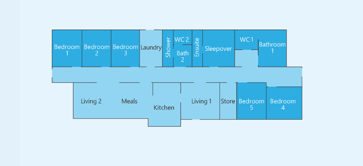 Supported Independent Living in Noble Park — Floorplan 1