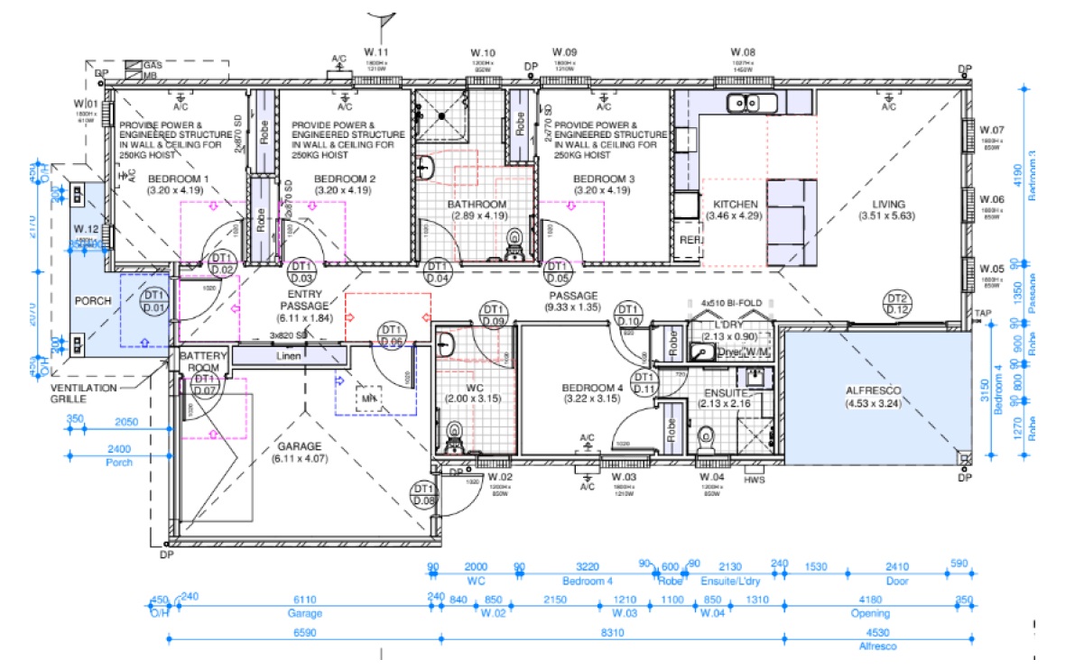 Spacious, Private & Comfortable SDA Home in Beveridge 3-Resident — Floorplan 1